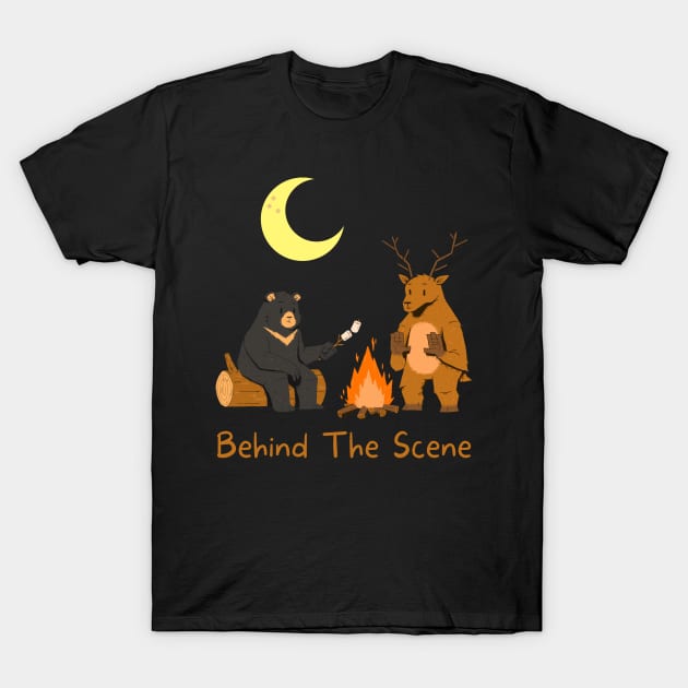 BEHIND THE SCENE T-Shirt by irvtolles